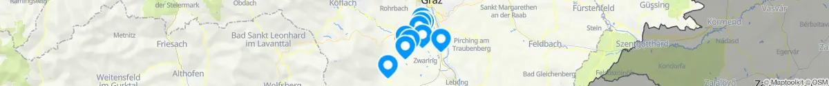 Map view for Pharmacies emergency services nearby Dobl-Zwaring (Graz-Umgebung, Steiermark)